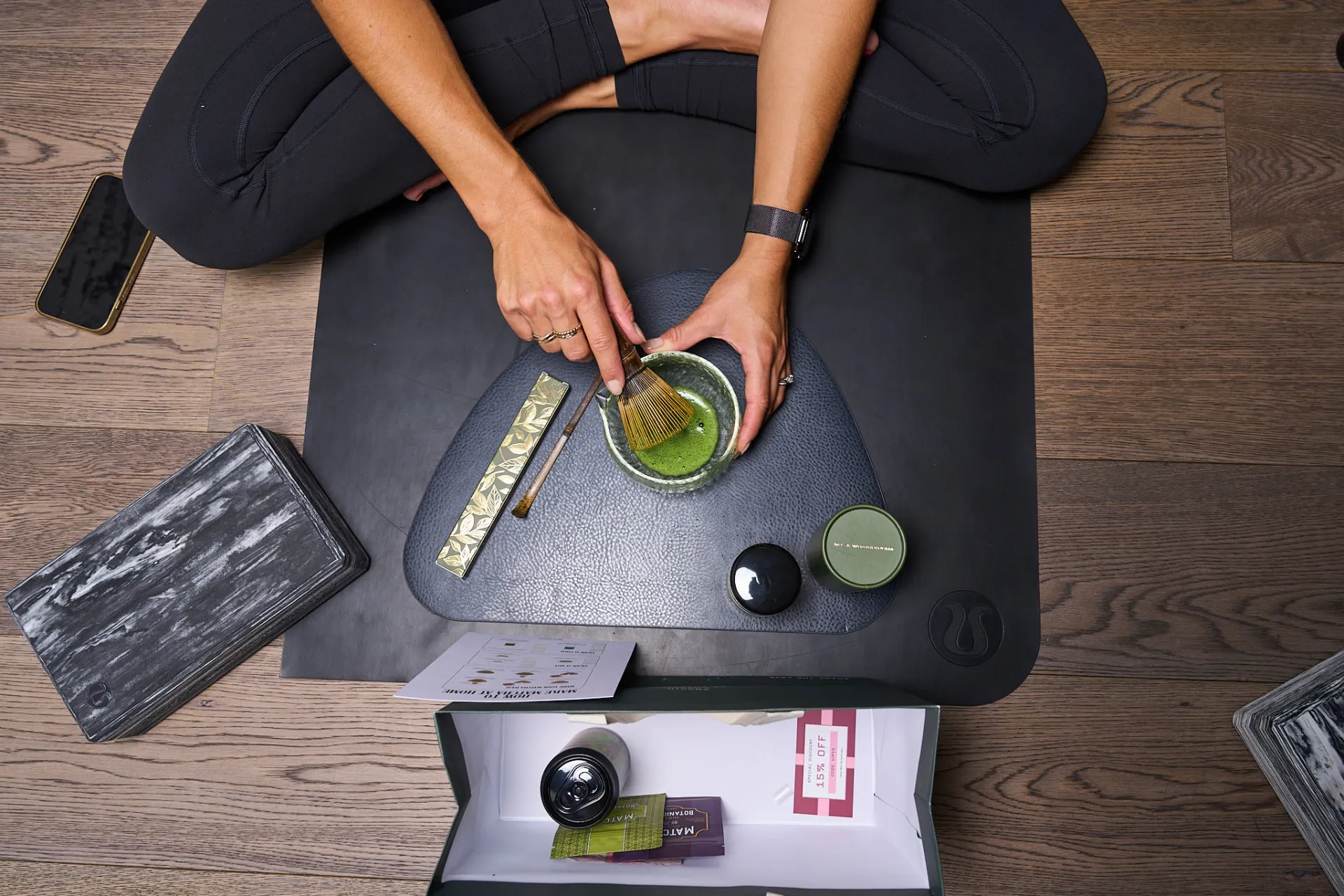 Matcha Botanicals as a brand partner at Claw Studio Zurich